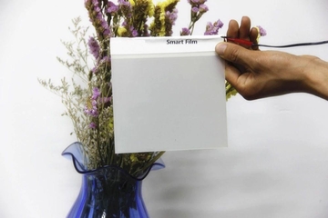 Smart Film Sample 200mmx150mm Smart Film Power on and Off Self-adhesive Switchable Privacy Opaque/Transparent