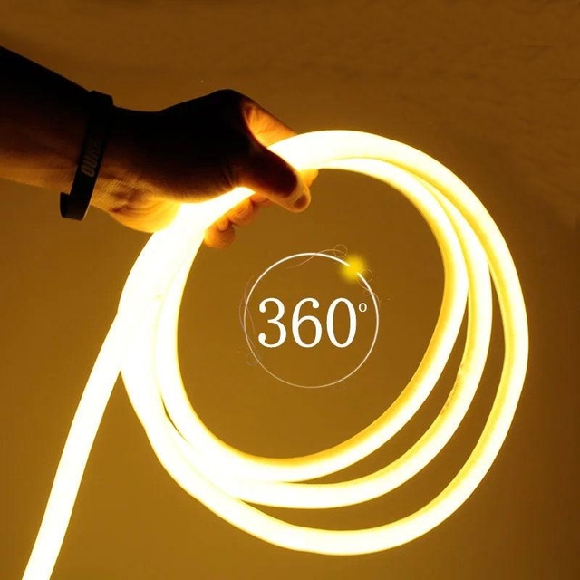 D20 LED light flex 360 degree lighting led neon tube 20mm diameter round Neon flex led