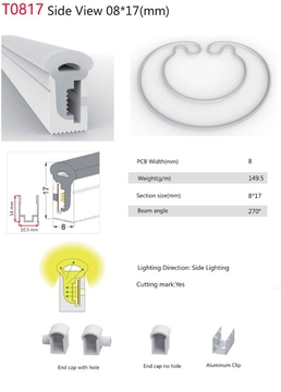 silicone flexible linear lights